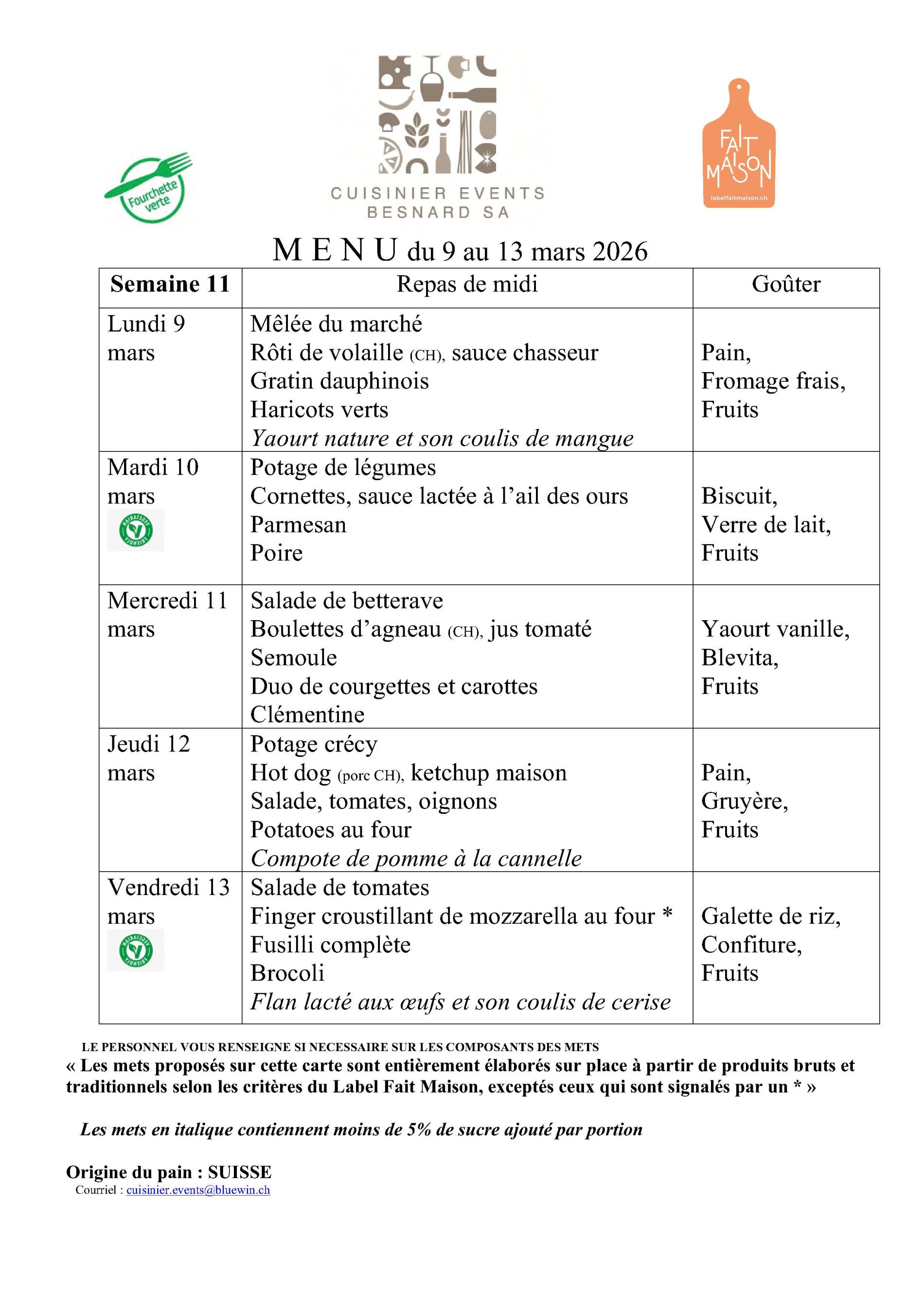 Menu sem 11